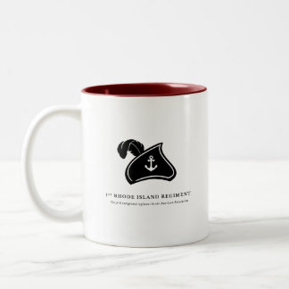 Caneca De Café Em Dois Tons Mug — 1st Rhode Island Regiment