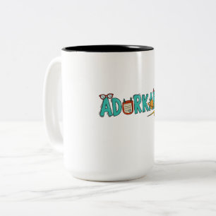 Caneca De Café Em Dois Tons Mug "Adorável" - A Taça Perfeita para Nerd, Geeks