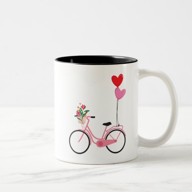 Caneca De Café Em Dois Tons Mug - Bicicleta (Direita)