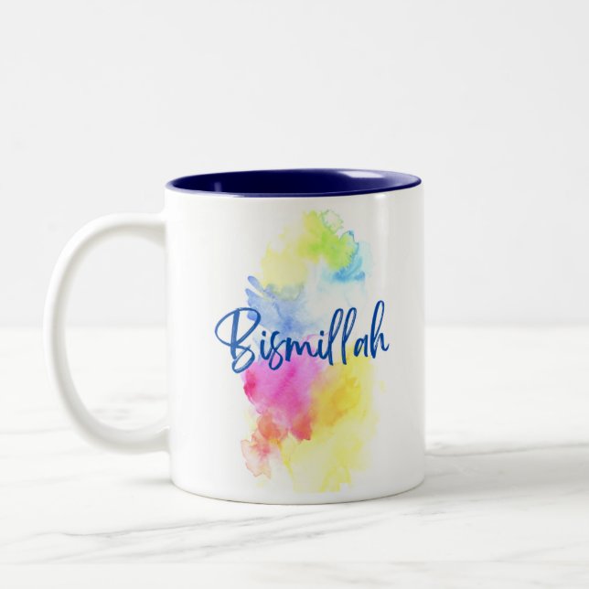Caneca De Café Em Dois Tons Mug - Bismillah - 11 oz (Esquerda)