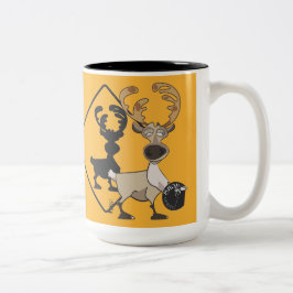 Caneca De Café Em Dois Tons Mug Caribou Warner