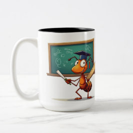 Caneca De Café Em Dois Tons Mug Cartoon Ant