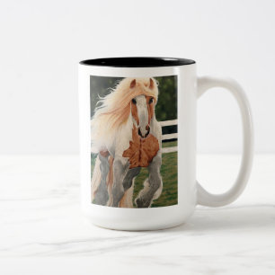 Caneca De Café Em Dois Tons Mug "Cavalo Selvagem"