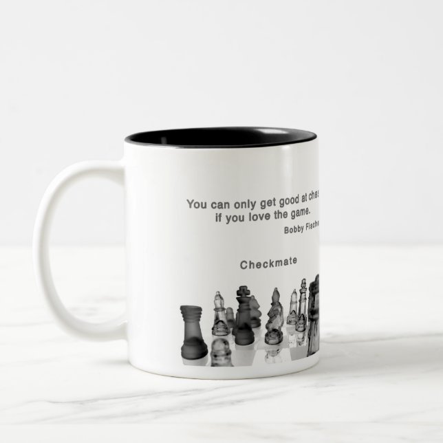 Caneca De Café Em Dois Tons Mug Chess (Esquerda)