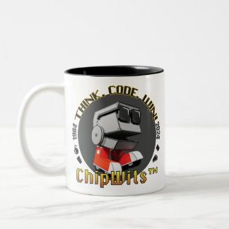 Caneca De Café Em Dois Tons Mug ChipWits Retro