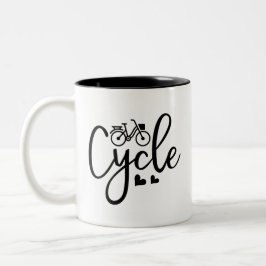 CANECA DE CAFÉ EM DOIS TONS MUG CICLO | BICICLETA | MUGAS BIKE