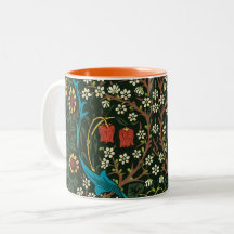 MUG COM WILLIAM MORRIS "TULIPS" DESIGN