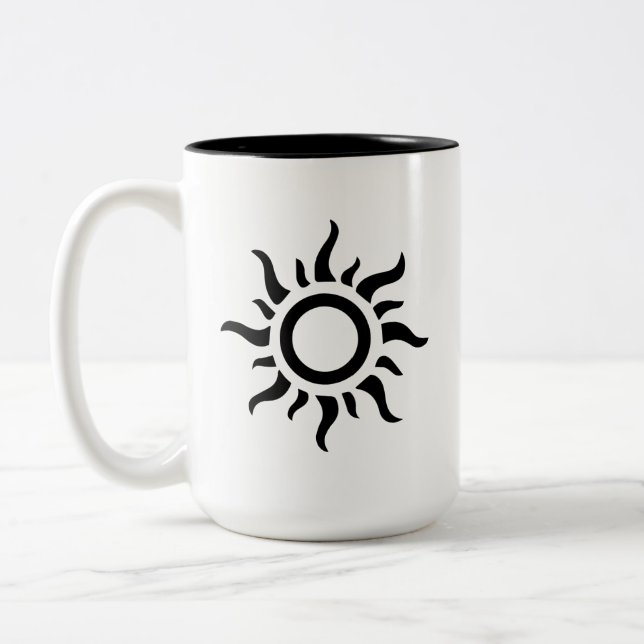 Caneca De Café Em Dois Tons Mug, Copa - Sol (Esquerda)
