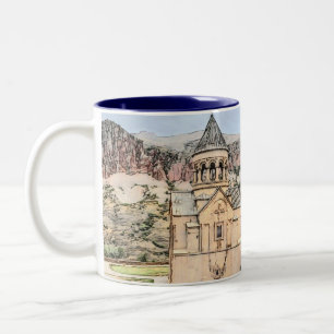 Caneca De Café Em Dois Tons Mug da Igreja Armênia Histórica