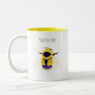 Caneca De Café Em Dois Tons Mug de abelhão personalizado