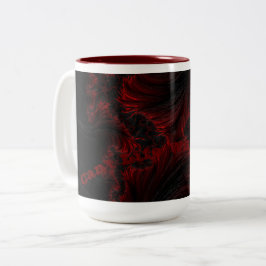Caneca De Café Em Dois Tons Mug De Amor De Duas Toneladas