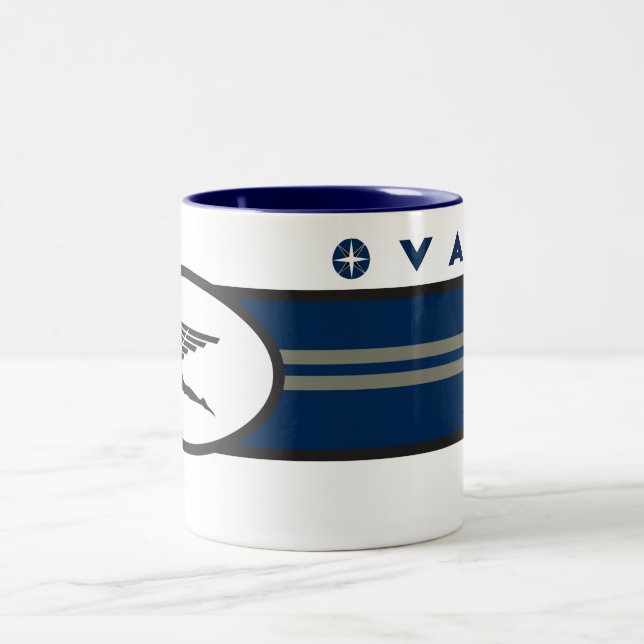 CANECA DE CAFÉ EM DOIS TONS MUG DE AVIÃO DE VARIAÇÃO (Centro)