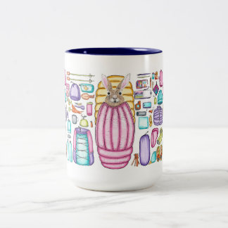 Caneca De Café Em Dois Tons Mug de Backpacker de Espalhamento de Engrenagens d