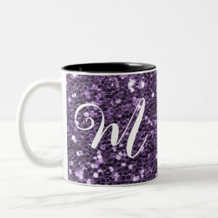 Caneca De Café Em Dois Tons Mug De Café Com Duas Toneladas De Brilho Roxo Pers