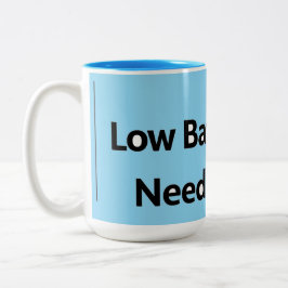 Caneca De Café Em Dois Tons Mug de café com pouca grana