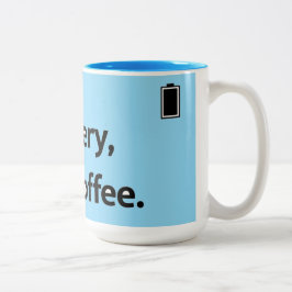 Caneca De Café Em Dois Tons Mug de café com pouca grana