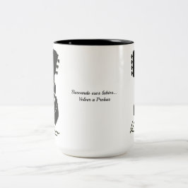 Caneca De Café Em Dois Tons Mug De Café De Amor