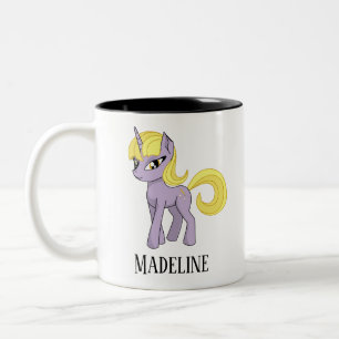 Caneca De Café Em Dois Tons Mug De Café De Dois Toneladas Do Unicórnio Perso