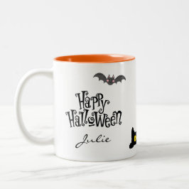 Caneca De Café Em Dois Tons Mug De Café De Dois Toneladas E Bonitos Halloween