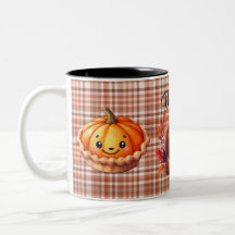 Mug De Café De Dois Toneladas Gingham