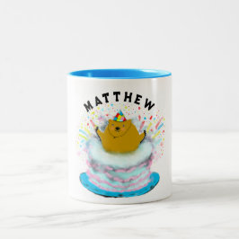 Caneca De Café Em Dois Tons Mug De Café De Dois Toneladas Personalizado No Dia