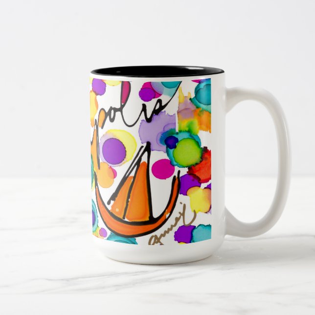 Caneca De Café Em Dois Tons Mug De Café De Minneapolis (Direita)