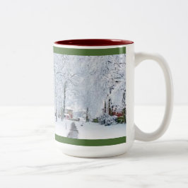 CANECA DE CAFÉ EM DOIS TONS MUG DE CAFÉ DE NATAL PERSONALIZADO COM FOTO
