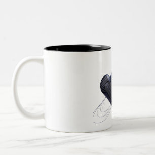 Caneca De Café Em Dois Tons Mug de café e amor