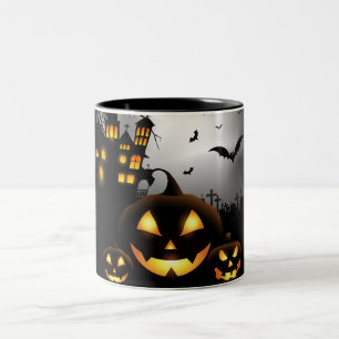 Caneca De Café Em Dois Tons Mug De Café Halloween