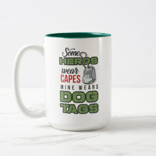 Caneca De Café Em Dois Tons Mug de Café Herói Militar