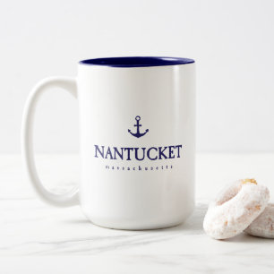 Caneca De Café Em Dois Tons Mug De Café Nantucket
