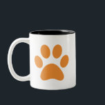 Caneca De Café Em Dois Tons Mug de café para impressão<br><div class="desc">Design de impressão de plataforma divertida para amantes de os animais!</div>