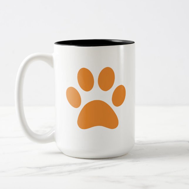 Caneca De Café Em Dois Tons Mug de café para impressão (Esquerda)