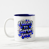 Mug De Café Personalizado "Quero Servir-Te" - Româ
