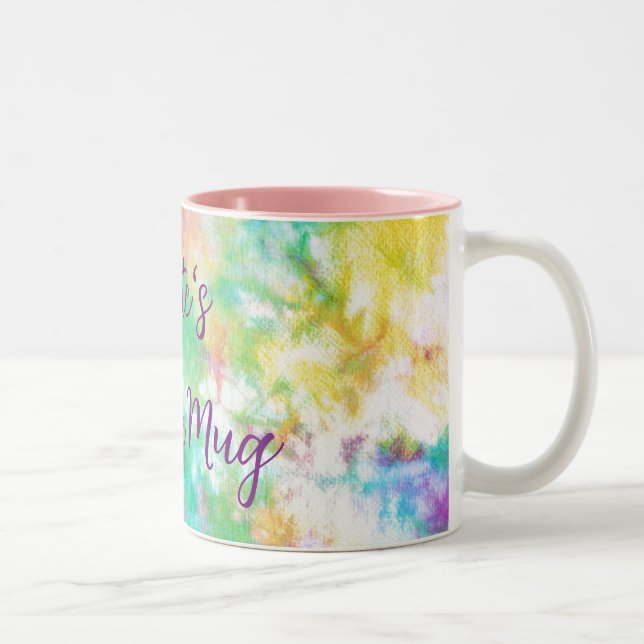 Caneca De Café Em Dois Tons Mug de café personalizável (Direita)