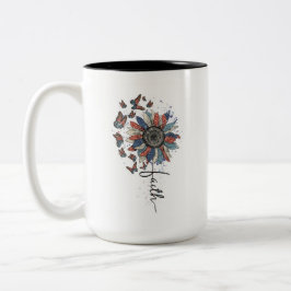Caneca De Café Em Dois Tons Mug De Café Religioso, Inspiracional E Motivaciona