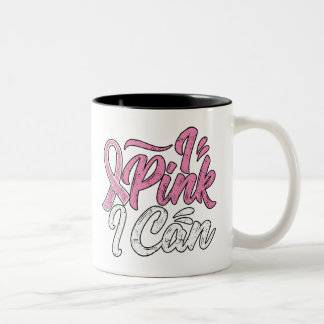 Caneca De Café Em Dois Tons Mug de Consciência do Cancer da Mama
