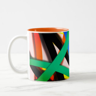 Caneca De Café Em Dois Tons Mug de Cor de Vinculação