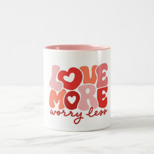 Caneca De Café Em Dois Tons Mug De Cotação Motivacional De Dois Tons, Café Ins