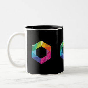 Caneca De Café Em Dois Tons Mug de Designer - LGBTQ