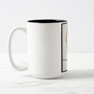 Caneca De Café Em Dois Tons Mug de dois tons, 15 oz