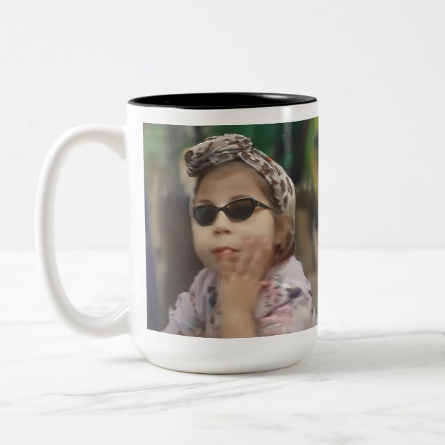 Caneca De Café Em Dois Tons Mug de dois tons, 15 oz (Esquerda)