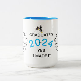 Caneca De Café Em Dois Tons Mug De Dois Tons : Formando 2024
