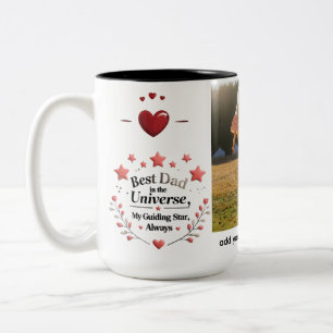 Caneca De Café Em Dois Tons Mug de dois tons - Presente personalizado de 15 oz