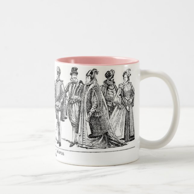 Caneca De Café Em Dois Tons Mug de fantasias históricas (Direita)