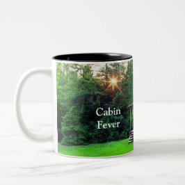 Caneca De Café Em Dois Tons Mug De Febre De Cabina