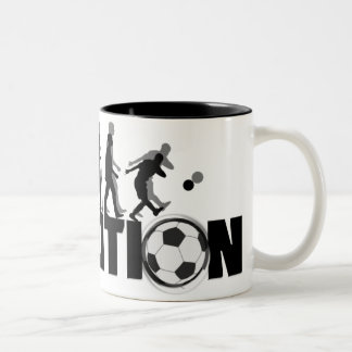 Caneca De Café Em Dois Tons Mug de futebol evolutivo