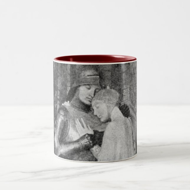 Caneca De Café Em Dois Tons Mug de Idade Média (Centro)
