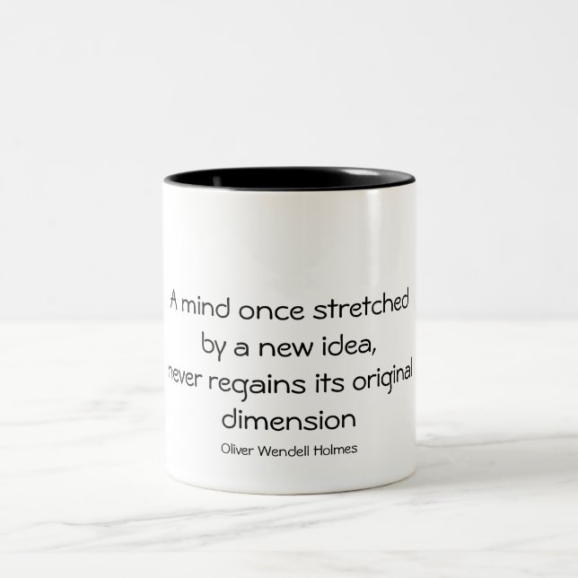 Caneca De Café Em Dois Tons Mug de imaginação (Centro)