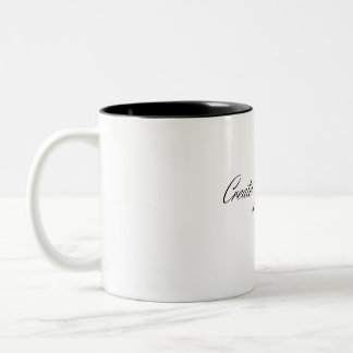 Caneca De Café Em Dois Tons Mug de Liberdade Financeira - Café Motivacional pa